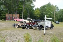 Charlestown, NH - Little Red Schoolhouse and Antique Car Show